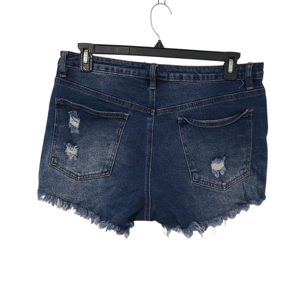 Distressed Denim Shorts - Picture 3 of 4
